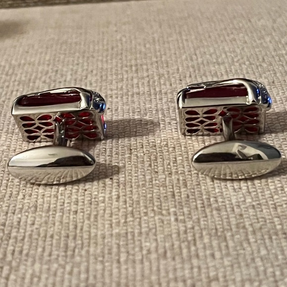 BOSS HUGO BOSS AUTHENTIC DESIGNERS CUFFLINKS & STORAGE BOX - Picture 6 of 17
